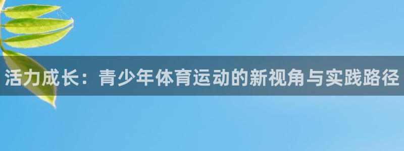 米兰体育官方正版app集团E.ON:活力成长:青少年体育运动
