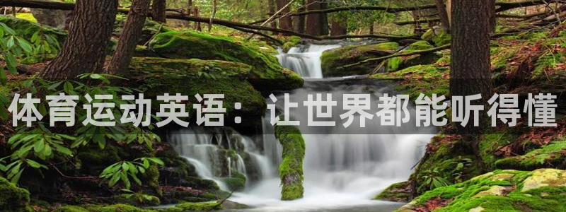 米兰体育官网下载平台是正规平台吗:体育运动英语:让世界都能听